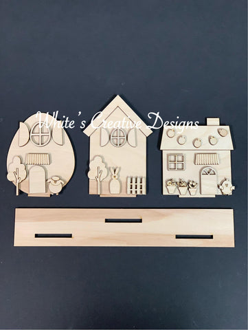 Easter Houses Kit Set #1