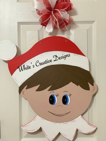 Elf Door Hanger (C014)