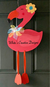 Flamingo Door Hanger (S004)