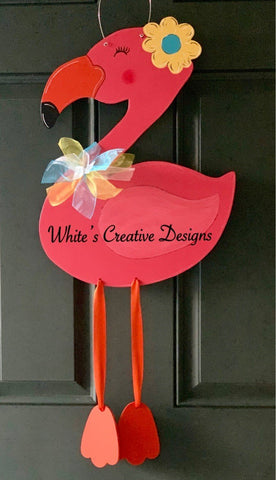 Flamingo Door Hanger (S004)