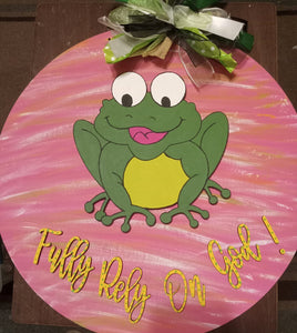 Frog Door Hanger