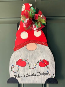 Christmas Gnome Door Hanger (C017)