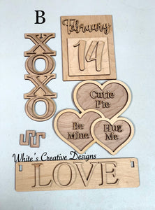 Valentine Wagon Sign Kit