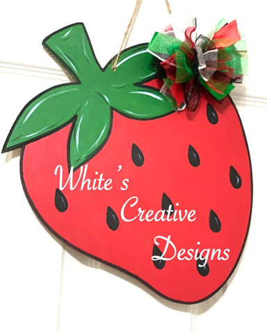 Strawberry Door Hanger (Kid Size)  (K010)