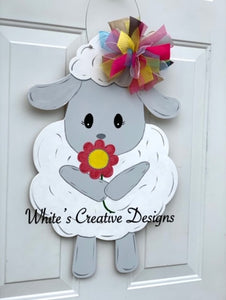 Lamb Door Hanger (E015)