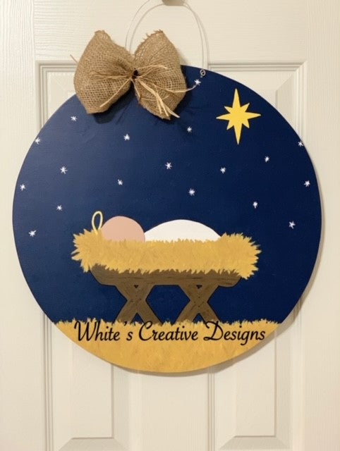 Manger Round Door Hanger (C009)