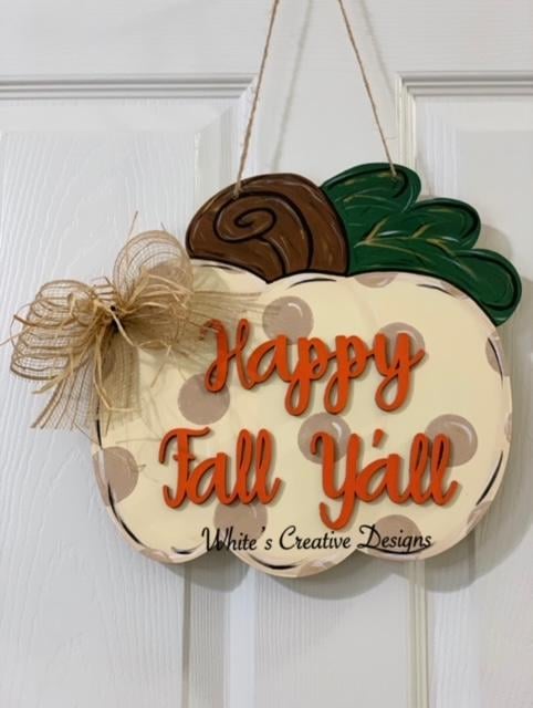 Sassy Pumpkin Door Hanger