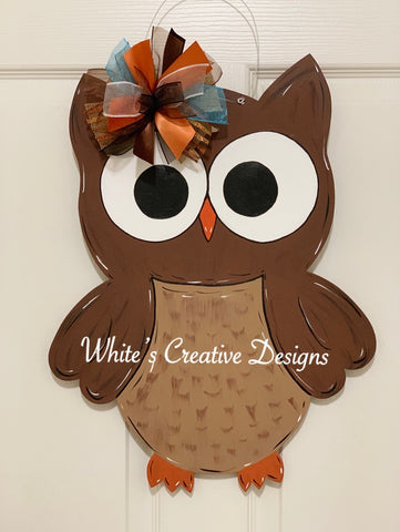 Owl Door Hanger   (H012)