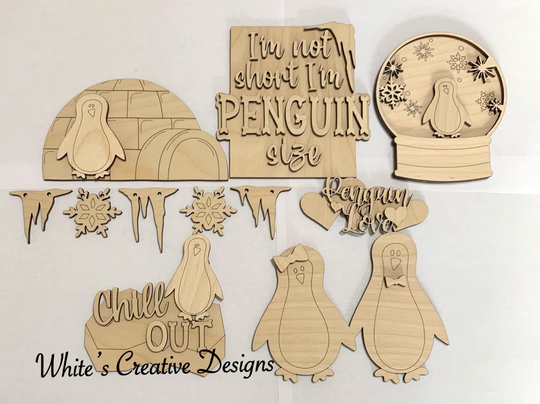 Penguin Tiered Tray Kit