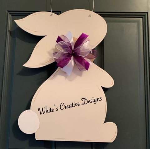 Easter Rabbit Door Hanger (E012)