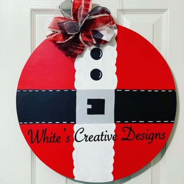 Santa Belly Door Hanger (C006)