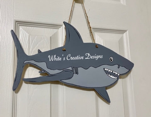 Shark Door Hanger (Kid Size)  (K011)