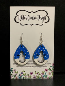 Hollow Snowman Teardrop Earrings (40)