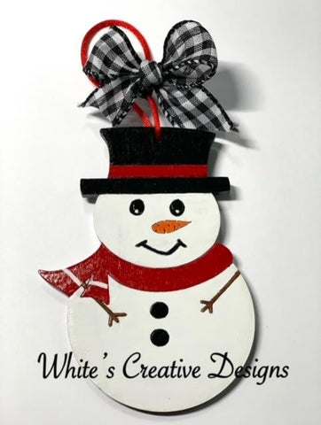 Snowman DIY Ornament Paint Kit