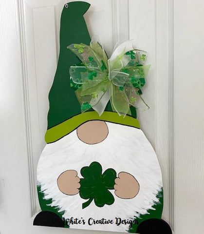 St Patrick's Day Gnome Door Hanger (L001)