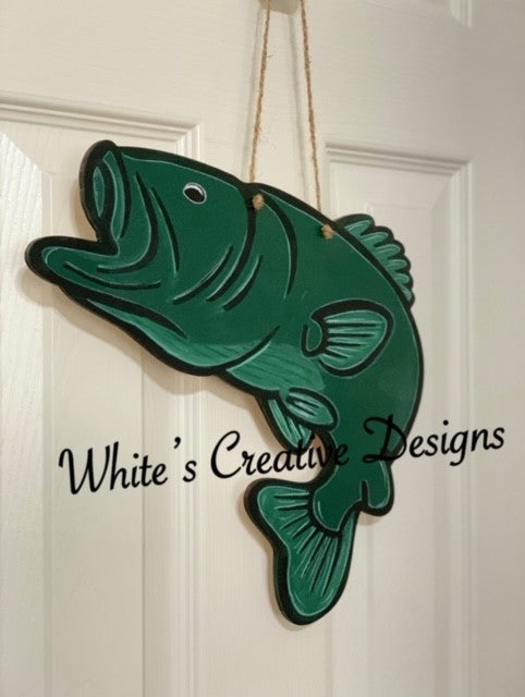 Bass Door Hanger (Kid Design) (K012)