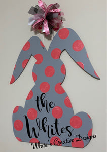 Easter Bunny Door Hanger (E004)