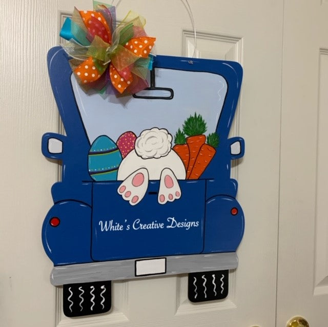 Easter Truck Back Door Hanger (E013)