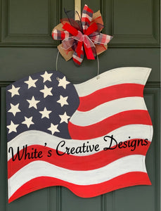 Flag Door Hanger (S005)