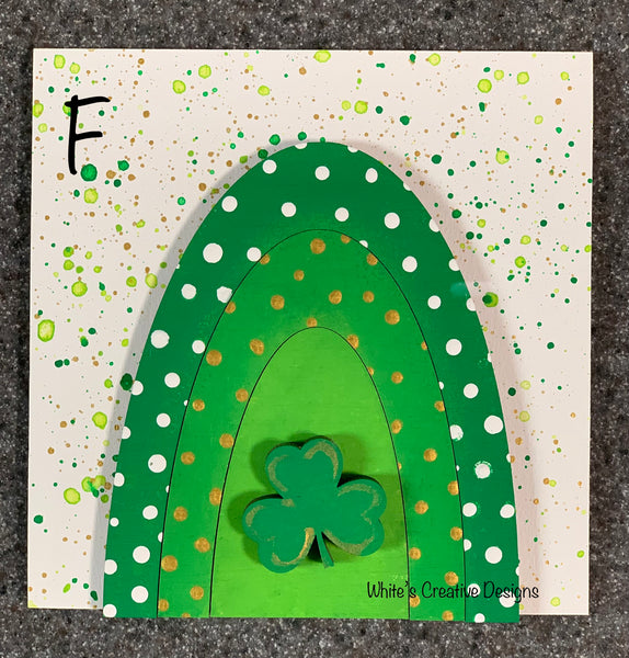 St. Patrick's Day Leaning Ladder Tiles