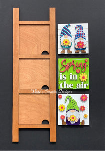 Spring is in the Air Gnome Leaning Ladder and Tile sets