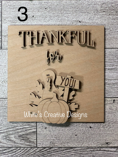 Thanksgiving Ladder Tiles  (T005)