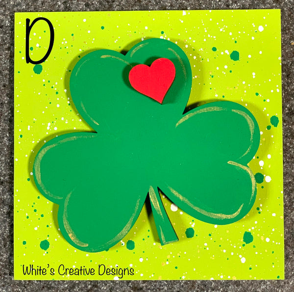 St. Patrick's Day Leaning Ladder Tiles