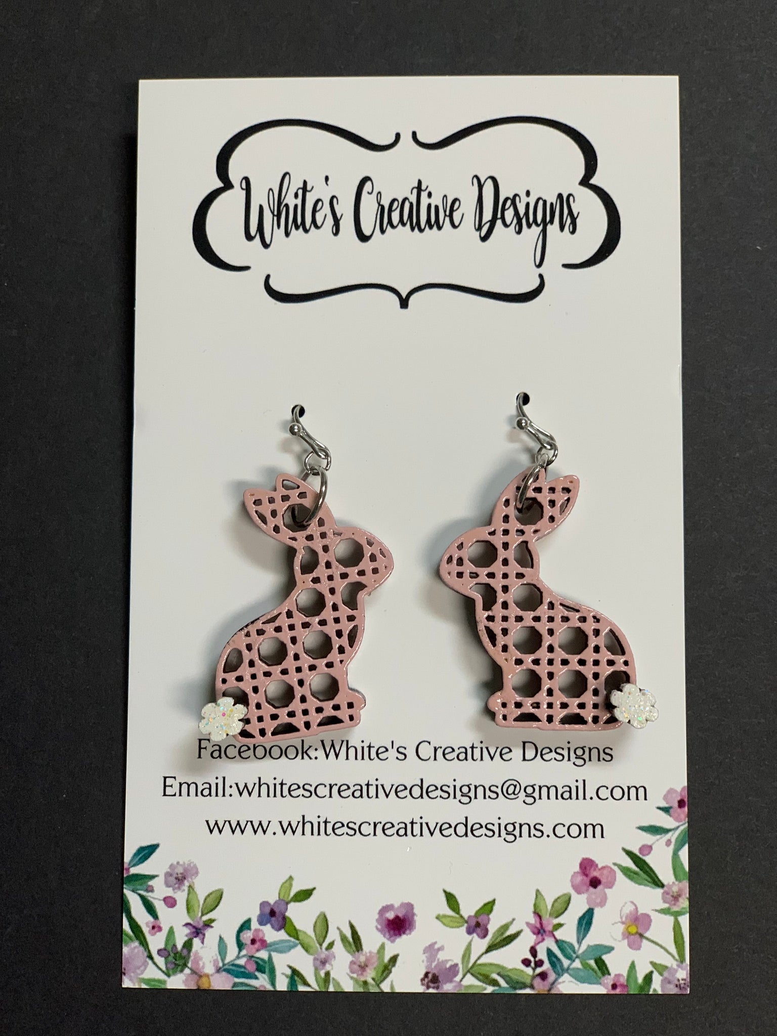 Bunny (Rattan) Earrings