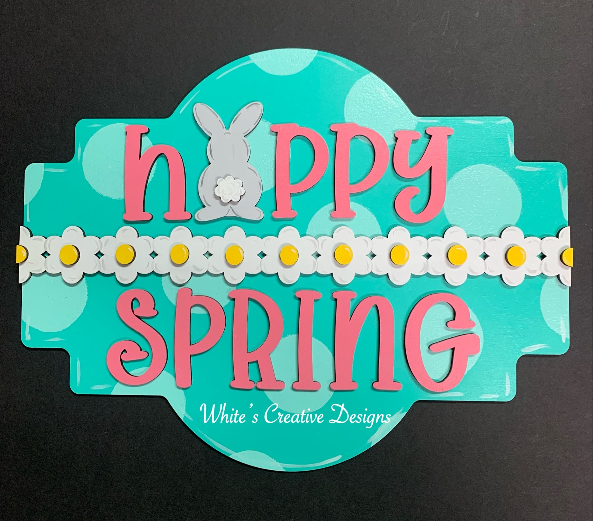 Happy Spring Door Hanger