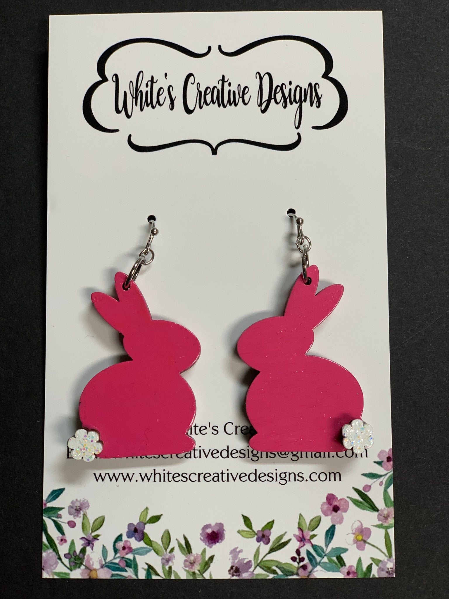 Sitting Bunny Dangle Earrings