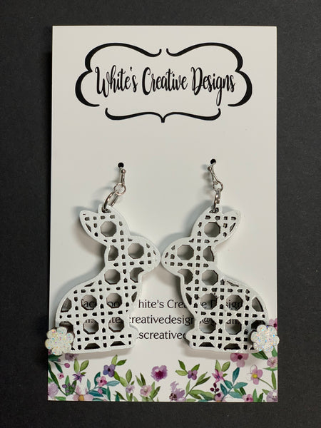 Bunny (Rattan) Earrings