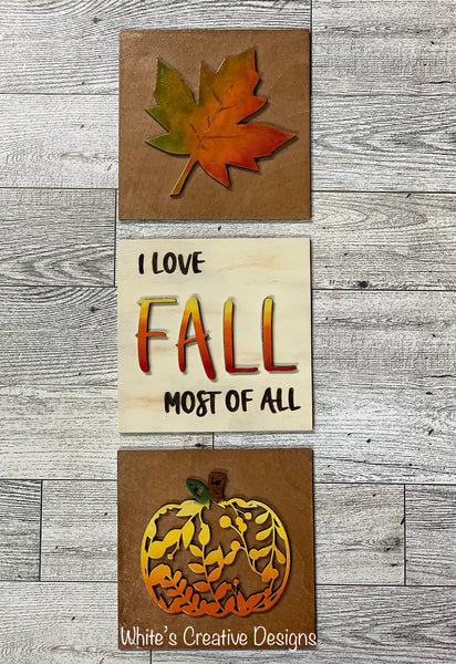 FALL 2022 Ladder Tiles (I love Fall) (T003)