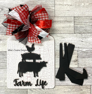 Farm Animal Cutting Board Kits