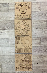 Sunflower Tiles (set of 3)