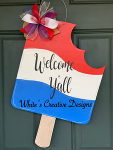 Popsicle Door Hanger (S017)