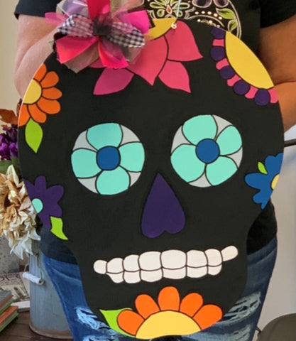 Sugar Skull Door Hanger (H013)